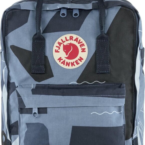 Fjallraven Kanken Art Mini Backpack in Ocean Deep‎ main image 8